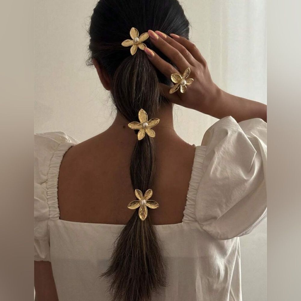Flower hair band #1417